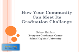 How Your Community Can Meet Its Graduation Challenge